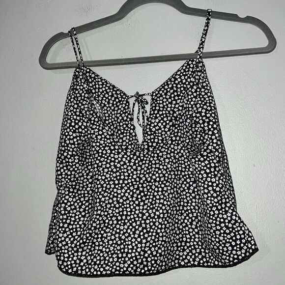 John Galt black-and-white floral crop top - Picture 4 of 6